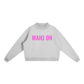 Essential Fleece Mock-Neck Crew Sweatshirt