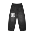 Men's Sunfade Vintage Wash Barrel Leg Jeans
