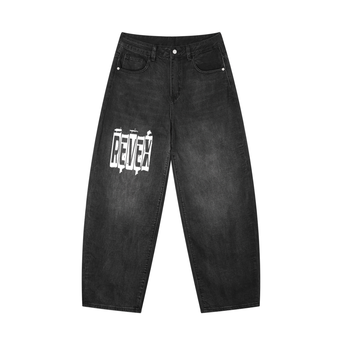 Men's Sunfade Vintage Wash Barrel Leg Jeans