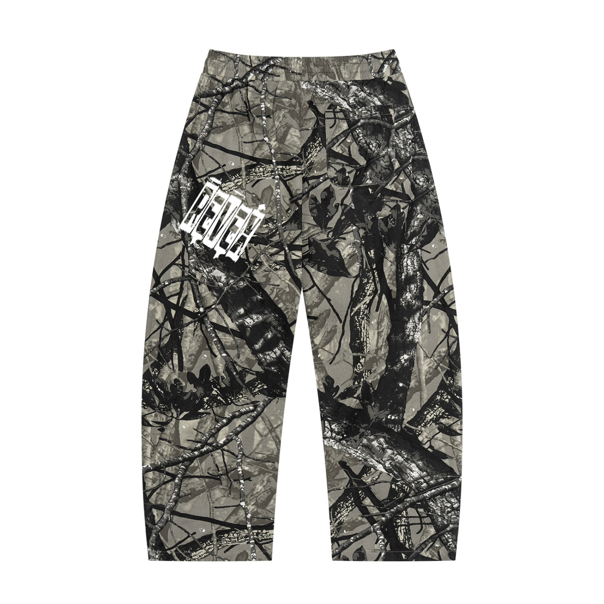 Unisex Tree Camo Barrel Leg Pants
